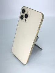 【中古・バッテリー劣化・フレームキズ有】iPhone 12 ProMax 256GB ゴールド simロック解除済