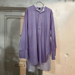 BRITISH MADE Wight リネン プルオーバーシャツ L ストライプ - メルカリ