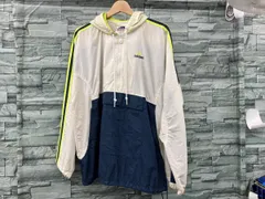 adidas ブルゾン adidas ハーフジップレトロアイテム ナイロン(中綿ナイロン)