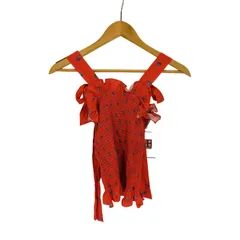 ユーズドフルギ USED古着 {{LORETTA CAPONI}} 小花柄シャーリングタンクトップ レディース 表記無 