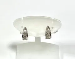 K18WG イヤーカフ／1.2g／ホワイトゴールド