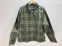 BARBOUR バブアー MCA1020OL33 Transport コットンプリントジャケット チェック柄ジャケット ジャケット グリーン 36