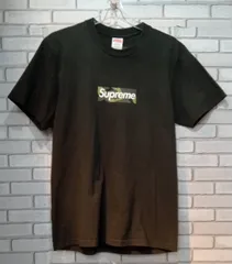 Supreme シュプリーム 半袖Tシャツ 23AW Box Logo Camo Tee Sサイズ ブラック ストリート