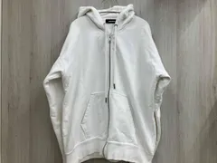 DIESEL ﾃﾞｨｰｾﾞﾙ 00SNS0-S-ALBY-ZIP-YB-0IAEG パーカー 白 ホワイト Lサイズ