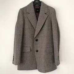 zooc ジューク ウール CHECK ダブルボタン ウール ジャケット 55