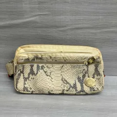 Orobianco オロビアンコ ボディバッグ アイボリー パイソン柄
