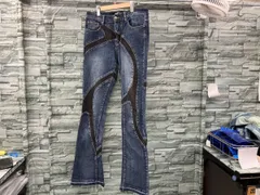 ネイビー ESNTL LAB ジーンズ　32サイズ(M) ネイビー