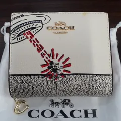 限定版！【1201N04】COACH コーチ ミッキーマウス　UFO　 二つ折り財布