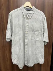 NAUTICA / ノーティカ 古着 半袖シャツ ストライプシャツ Lサイズ
