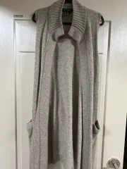 ラルフローレン カシミア ニット ロングベスト