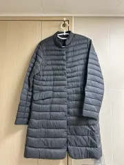 軽量ダウン ロング グレー