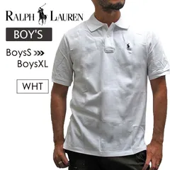 POLO RALPH LAUREN ポロ・ラルフローレン【ボーイズサイズ】603252 半袖ポロシャツ メンズ レディース ジュニア キッズ 刺繍 ワンポイント WHITE ホワイト 各サイズあり【新品・正規品】