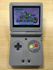 ゲームボーイアドバンスSP 本体 IPS液晶 スーパーファミコンシェル 【B228】