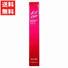 CLIO クリオ キル ラッシュ スーパープルーフ マスカラ 10 シャープカール ウォータープルーフ ナチュラル ブラック 特殊構造ブラシ ヨレない アイメイク パッチリ 下がらない ボリューム 自まつげ 韓国コスメのサムネイル