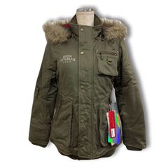 56％引】ロッソ ROJ-64 カーキ（S）ミリタリーコットンジャケット 