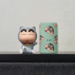 UY/キャップトイ 5 7cm クレヨンしんちゃん フィギュア 動物 コスプレ 猫 クレヨンしんちゃん