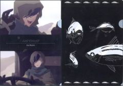 [중고] 클리어 파일 잭커스 / 전갱이 A4 클리어 파일 세트 [이치 반 쿠지 NieR : Automata Ver1.1a - 인류에게 영광있어 -] H 상