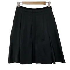 LANVIN en Bleu(ランバンオンブルー) スカート サイズ38 M レディース - 黒 ひざ丈