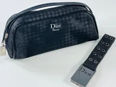 ★未使用品 中古品 2個 まとめ売り Dior Beauty ディオール ビューティ ポーチ 黒 千鳥柄 Christian Dior リップパレット付きチャーム 390 口紅 コスメ 管理2M105