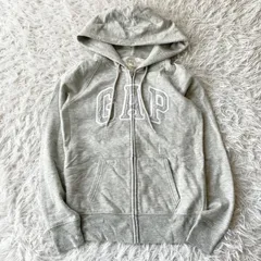 GAP パーカー スウェット グレー ジップアップ フーディー ギャップ 古着 2976