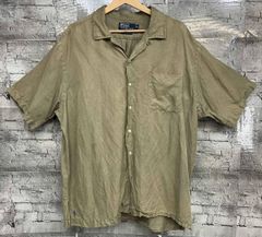 美品 90s RRL オーバーサイズ ボックス ワーク シャツ S ブラウン