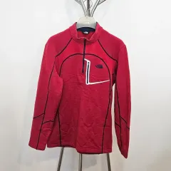 THE NORTH FACE ザ・ノース・フェイス 起毛 ハーフジップ 長袖 Tシャツ L