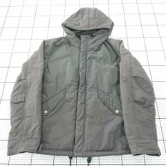 ◇ ⊇ ナノ・ユニバース nano・universe中綿 ジャケット フード付き グレー系 メンズ L E  【1508260064484】