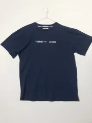 トミーヒルフィガー Tommy Hilfiger ネイビー 半袖Tシャツ Tommy Jeans