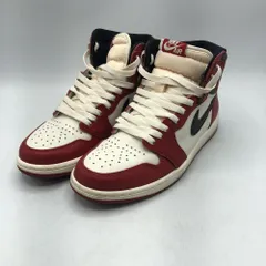 【中古】NIKE AIR JORDAN 1 HIGH OG CHICAGO LOST & FOUND レッド 26.5cm DZ5485-612 ナイキ エアジョーダン シカゴ ロストアンドファウンド ハイカットスニーカー[17]