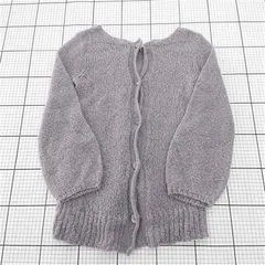 ◇ ⊇ パンソー PINCEAU GHM-0261-B モヘヤ混ニットカーディガン パープル系 レディース E  【1510230007896】