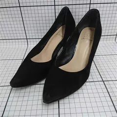 ◇ ⊇ 卑弥呼 HIMIKO On Rouge ブラック系 スエード パンプス 23cm レディース E  【1510230001962】