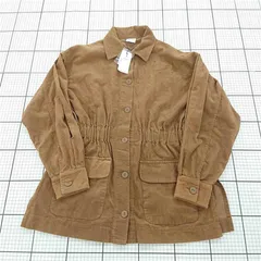 ◇ ⊇ 未使用 チャオパニック CIAOPANIC コーデュロイジャケット ブラウン系 レディース Fサイズ E  【1510230014894】