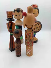 こけし　5点セット