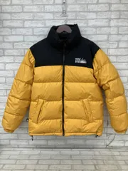 FIRST DOWN／ファーストダウン／642500C／リバーシブル／肉厚ダウン／イエロー／ブラック／ダウン90%／フェザー10%／M SIZE