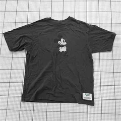 ◇ ⊂ ディズニー Disney DISCUS ATHLETIC ミッキーマウス Tシャツ メンズ レディース M ブラック系 チャコールグレー系 E  【1510240006865】