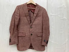 ジャケット THE SUIT COMPANY ザ スーツ カンパニー 生地REDA テ-ラ-ドジャケット メンズ Mサイズ バーガンディ