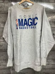 Champion REVERSEWEAVE 90s メキシコ製 XXL NBA MAGIC チャンピオン リバースウィーブ ラバープリント スウェット 古着 vintage 