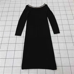 ◇ ⊇ ワンピース スパイラルガール SPIRAL GIRL 1291-033-1 ニットワンピース ブラック系 レディース F E  【1510240010251】