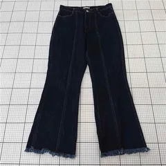 ◇ Θ クラシカルエルフ Classical Elf フレアデニムパンツ XL レディース ネイビー系 E  【1510240009330】