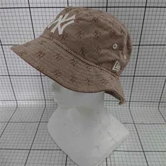 ◇ Θ ニューエラ NEW ERA バケットハット ニューヨークヤンキース ベージュ系 メンズ E  【1510290004743】