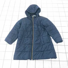 ◇ ⊇ グローバルワーク GLOBAL WORK ダウンコート ネイビー 140cm キッズ E  【1511060032676】