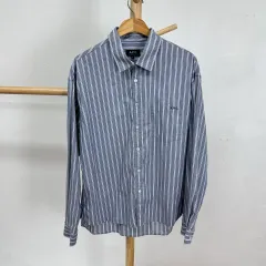 A.P.C. アーペーセー メンズ ストライプ シャツ XLサイズ J22