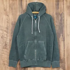 Good On グッドオン 9オンスフレンチテリー ラグランジップフードスウェット パーカー Pスレート