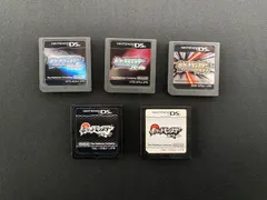 【七重浜店25-1-251202】 中古品 ポケットモンスター ダイヤモンド パール プラチナ ブラック ホワイト Nintendo DS ニンテンドー 5本セット ソフトのみ ポケモン