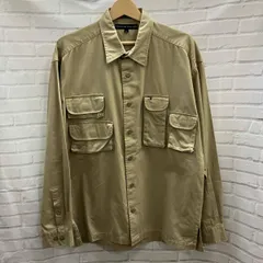 TOMMY HILFIGER / トミー ヒルフィガー / 長袖シャツ / マルチポケット / サファリシャツ / 古着 / サイズL / ベージュ
