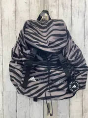 adidas リュック ブラック アディダス ステラマッカートニー リュック 状態考慮 ゼブラ 使用感有 汚れ有り 香水の香り有り