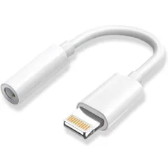 ★イヤホンジャック Lightning - 3.5 mm イヤホン・ヘッドホンアダプター 通話/音楽/音量調節対応 DAC搭載 24bit/48KHz HiFi音質 iPhone14/13/12/11/i-Padに対応