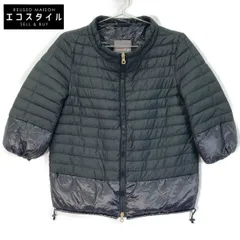 DUVETICA デュベティカ ﾌﾞﾗｯｸ ﾉｰｶﾗｰ 切り替えﾃﾞｻﾞｲﾝ ﾀﾞｳﾝｼﾞｬｹｯﾄ 40