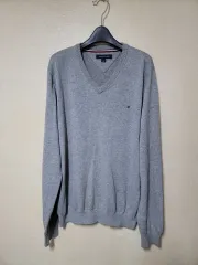 トミーヒルフィガー Vネック コットンニット
