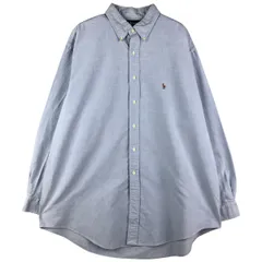 古着 ラルフローレン Ralph Lauren YARMOUTH 長袖 ボタンダウンシャツ メンズXL相当/eaa602900